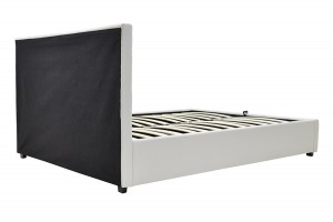 pak-006-000016-5 ΚΡΕΒΑΤΙ ROI PAKOWORLD ΔΙΠΛΟ 160X200 PU ΛΕΥΚΟ ΜΑΤ + ΑΠΟΘΗΚΕΥΤΙΚΟ ΧΩΡΟ