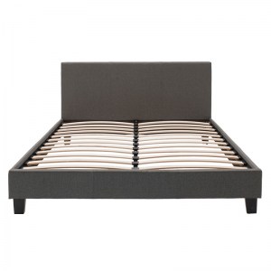 pak-006-000020-2 ΚΡΕΒΑΤΙ NEVIL PAKOWORLD ΔΙΠΛΟ 150X200 ΜΕ ΥΦΑΣΜΑ ΧΡΩΜΑ ΑΝΘΡΑΚΙ