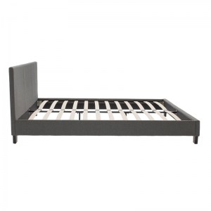 pak-006-000020-3 ΚΡΕΒΑΤΙ NEVIL PAKOWORLD ΔΙΠΛΟ 150X200 ΜΕ ΥΦΑΣΜΑ ΧΡΩΜΑ ΑΝΘΡΑΚΙ