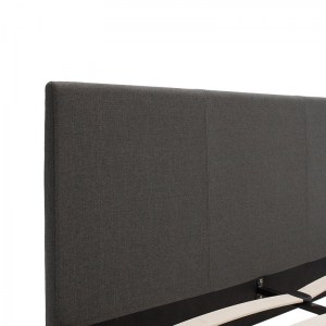 pak-006-000020-4 ΚΡΕΒΑΤΙ NEVIL PAKOWORLD ΔΙΠΛΟ 150X200 ΜΕ ΥΦΑΣΜΑ ΧΡΩΜΑ ΑΝΘΡΑΚΙ