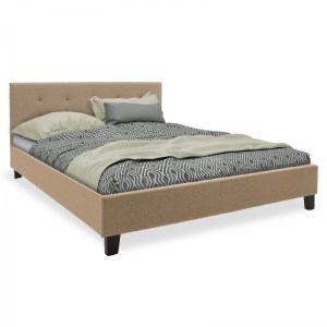 pak-006-000037 ΚΡΕΒΑΤΙ MAGO PAKOWORLD ΔΙΠΛΟ ΥΦΑΣΜΑ ΕΚΡΟΥ 150X200ΕΚ