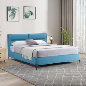 pak-006-000047-1 ΚΡΕΒΑΤΙ IKINA PAKOWORLD ΒΕΛΟΥΔΟ ΣΕ ΠΕΤΡΟΛ ΑΠΟΧΡΩΣΗ 160X200ΕΚ