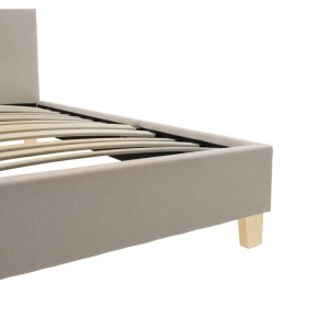 pak-006-000053-2 ΚΡΕΒΑΤΙ MAGO PAKOWORLD ΥΦΑΣΜΑ ΣΕ ΕΚΡΟΥ ΑΠΟΧΡΩΣΗ ΜΕ ΦΥΣΙΚΟ ΞΥΛΙΝΟ ΠΟΔΙ 140X200ΕΚ