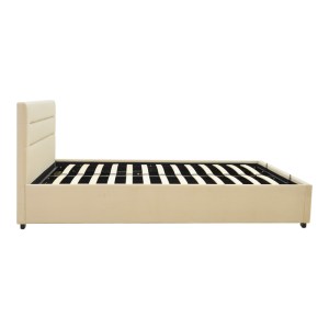 pak-006-000058-2 ΚΡΕΒΑΤΙ MOLITO PAKOWORLD ΒΕΛΟΥΔΟ ΣΕ ΕΚΡΟΥ ΑΠΟΧΡΩΣΗ ΜΕ ΑΠΟΘΗΚΕΥΤΙΚΟ ΧΩΡΟ120X200ΕΚ