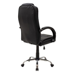 pak-015-000055-1 ΚΑΡΕΚΛΑ ΓΡΑΦΕΙΟΥ ΔΙΕΥΘΥΝΤΗ CARA PAKOWORLD PU ΧΡΩΜΑ ΜΑΥΡΟ