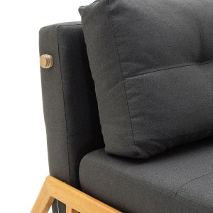 pak-024-000009-3 ΠΟΛΥΘΡΟΝΑ-ΚΡΕΒΑΤΙ FANCY PAKOWORLD ΜΕ ΥΦΑΣΜΑ ΑΝΘΡΑΚΙ 95X98X70ΕΚ