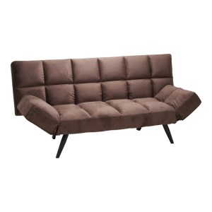 pak-024-000049-2 ΚΑΝΑΠΕΣ - ΚΡΕΒΑΤΙ 3ΘΕΣΙΟΣ FREDDO PAKOWORLD ΒΕΛΟΥΔΟ ΚΑΦΕ 181X81X86ΕΚ