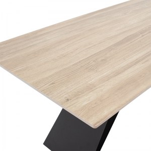 pak-029-000143-2 ΤΡΑΠΕΖΙ SABRINA PAKOWORLD SINTERED STONE SONOMA-ΜΑΥΡΟ 180X90X75ΕΚ