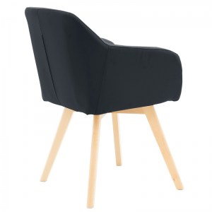 pak-029-000144-1 ΠΟΛΥΘΡΟΝΑ SAFIRA PAKOWORLD PU ΥΦΑΣΜΑ ΜΑΥΡΟ-ΦΥΣΙΚΟ 57X58X84ΕΚ