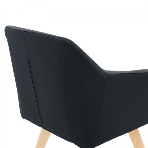 pak-029-000144-6 ΠΟΛΥΘΡΟΝΑ SAFIRA PAKOWORLD PU ΥΦΑΣΜΑ ΜΑΥΡΟ-ΦΥΣΙΚΟ 57X58X84ΕΚ