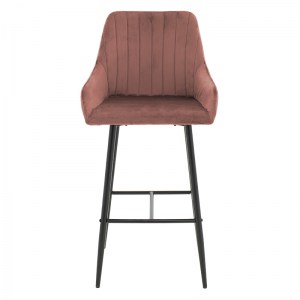 pak-029-000171-3 ΣΚΑΜΠΟ BAR PATRIN PAKOWORLD ΜΕΤΑΛΛΙΚΟ ΜΑΥΡΟ-ΒΕΛΟΥΔΟ ΣΑΠΙΟ ΜΗΛΟ
