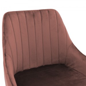 pak-029-000171-4 ΣΚΑΜΠΟ BAR PATRIN PAKOWORLD ΜΕΤΑΛΛΙΚΟ ΜΑΥΡΟ-ΒΕΛΟΥΔΟ ΣΑΠΙΟ ΜΗΛΟ