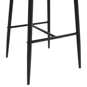 pak-029-000171-6 ΣΚΑΜΠΟ BAR PATRIN PAKOWORLD ΜΕΤΑΛΛΙΚΟ ΜΑΥΡΟ-ΒΕΛΟΥΔΟ ΣΑΠΙΟ ΜΗΛΟ