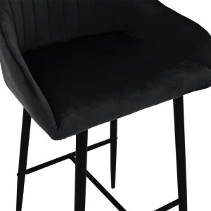 pak-029-000172-5 ΣΚΑΜΠΟ BAR PATRIN PAKOWORLD ΜΕΤΑΛΛΙΚΟ ΜΑΥΡΟ-ΒΕΛΟΥΔΟ ΜΑΥΡΟ