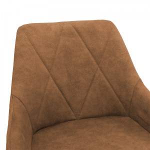 pak-029-000180-4 ΣΚΑΜΠΟ BAR EMPOWER PAKOWORLD ΜΕΤΑΛΛΙΚΟ ΜΑΥΡΟ-ΥΦΑΣΜΑ ANTIQUE ΚΑΦΕ