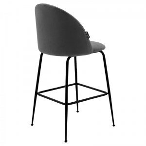 pak-029-000198-1 ΣΚΑΜΠΟ BAR KUDOS PAKOWORLD ΜΕΤΑΛΛΙΚΟ ΜΑΥΡΟ-ΒΕΛΟΥΔΟ ΑΝΘΡΑΚΙ