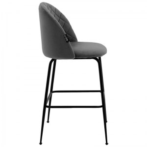 pak-029-000198-2 ΣΚΑΜΠΟ BAR KUDOS PAKOWORLD ΜΕΤΑΛΛΙΚΟ ΜΑΥΡΟ-ΒΕΛΟΥΔΟ ΑΝΘΡΑΚΙ