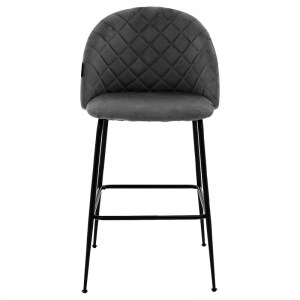 pak-029-000198-3 ΣΚΑΜΠΟ BAR KUDOS PAKOWORLD ΜΕΤΑΛΛΙΚΟ ΜΑΥΡΟ-ΒΕΛΟΥΔΟ ΑΝΘΡΑΚΙ