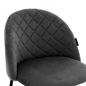 pak-029-000198-4 ΣΚΑΜΠΟ BAR KUDOS PAKOWORLD ΜΕΤΑΛΛΙΚΟ ΜΑΥΡΟ-ΒΕΛΟΥΔΟ ΑΝΘΡΑΚΙ