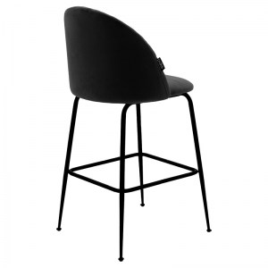 pak-029-000200-1 ΣΚΑΜΠΟ BAR KUDOS PAKOWORLD ΜΕΤΑΛΛΙΚΟ ΜΑΥΡΟ-ΒΕΛΟΥΔΟ ΜΑΥΡΟ