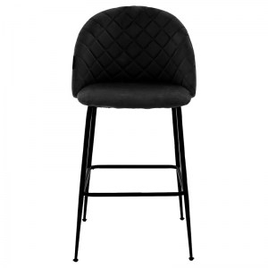pak-029-000200-3 ΣΚΑΜΠΟ BAR KUDOS PAKOWORLD ΜΕΤΑΛΛΙΚΟ ΜΑΥΡΟ-ΒΕΛΟΥΔΟ ΜΑΥΡΟ