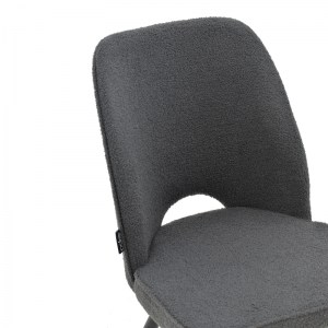 pak-029-000210-5 ΚΑΡΕΚΛΑ RENISH PAKOWORLD ΜΠΟΥΚΛΕ ΓΚΡΙ-ΜΕΤΑΛΛΙΚΟ ΜΑΥΡΟ ΠΟΔΙ 61X47X91.5ΕΚ