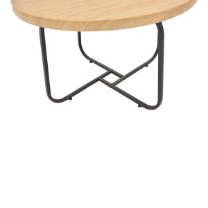 pak-029-000242-3 TΡΑΠΕΖΙΑ ΣΑΛΟΝΙΟΥ CRISMORY PAKOWORLD ΣΕΤ 2ΤΕΜ MDF ΣΕ ΦΥΣΙΚΗ ΑΠΟΧΡΩΣΗ ΚΑΙ ΜΑΥΡΑ ΜΕΤΑΛΛΙΚΑ ΠΟΔΙΑ