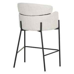 pak-029-000255-1 ΣΚΑΜΠΟ ΜΠΑΡ TOLERSE INART ΜΠΕΖ ΥΦΑΣΜΑ-ΠΟΔΙ ΜΑΥΡΟ ΜΕΤΑΛΛΟ