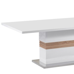 pak-029-000263-2 ΤΡΑΠΕΖΙ ZOEKRIN INART ΛΕΥΚΟ MDF 200X100X76ΕΚ