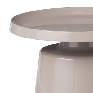 pak-029-000274-1 ΒΟΗΘΗΤΙΚΟ ΤΡΑΠΕΖΙ GINOZE INART CAPPUCCINO ΜΕΤΑΛΛΟ Φ70X40ΕΚ