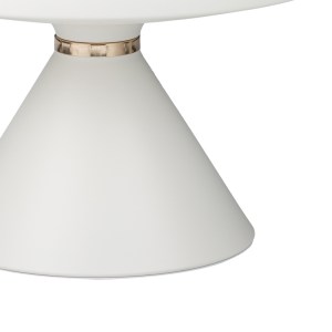 pak-029-000280-2 ΒΟΗΘΗΤΙΚΟ ΤΡΑΠΕΖΙ COOZLIN INART SINTERED STONE ΣΕ ΑΠΟΧΡΩΣΗ ΛΕΥΚΟ ΜΑΡΜΑΡΟΥ ΜΕ ΛΕΥΚΟ-ΧΡΥΣΟ ΜΕΤΑΛΛΟ Φ70X40ΕΚ