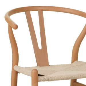pak-029-000285-5 ΚΑΡΕΚΛΑ WISHBONE PAKOWORLD RUBBERWOOD-ΣΧΟΙΝΙ ΣΕ ΦΥΣΙΚΗ ΑΠΟΧΡΩΣΗ 50X51X80ΕΚ