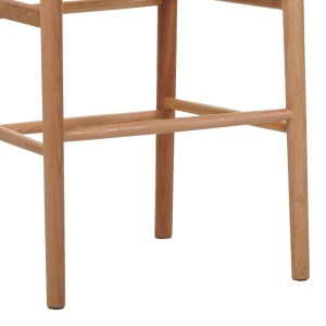 pak-029-000286-6 ΣΚΑΜΠΟ ΜΠΑΡ WISHBONE PAKOWORLD RUBBERWOOD-ΣΧΟΙΝΙ ΣΕ ΦΥΣΙΚΗ ΑΠΟΧΡΩΣΗ 55X49X108ΕΚΚ