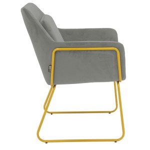 pak-029-000287-2 ΠΟΛΥΘΡΟΝΑ MIRA PAKOWORLD ΒΕΛΟΥΔΟ ΓΚΡΙ-ΧΡΥΣΟ 65X69X86ΕΚ