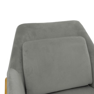 pak-029-000287-4 ΠΟΛΥΘΡΟΝΑ MIRA PAKOWORLD ΒΕΛΟΥΔΟ ΓΚΡΙ-ΧΡΥΣΟ 65X69X86ΕΚ