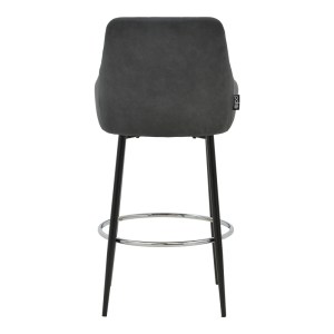 pak-029-000288-4 ΣΚΑΜΠΟ BAR PATRIN PAKOWORLD ΑΝΘΡΑΚΙ PU-ΠΟΔΙ ΜΕΤΑΛΛΟ ΣΕ ΜΑΥΡΗ ΑΠΟΧΡΩΣΗ