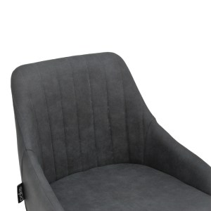 pak-029-000288-5 ΣΚΑΜΠΟ BAR PATRIN PAKOWORLD ΑΝΘΡΑΚΙ PU-ΠΟΔΙ ΜΕΤΑΛΛΟ ΣΕ ΜΑΥΡΗ ΑΠΟΧΡΩΣΗ
