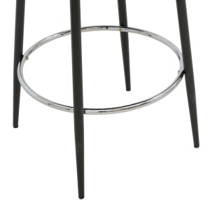 pak-029-000288-7 ΣΚΑΜΠΟ BAR PATRIN PAKOWORLD ΑΝΘΡΑΚΙ PU-ΠΟΔΙ ΜΕΤΑΛΛΟ ΣΕ ΜΑΥΡΗ ΑΠΟΧΡΩΣΗ