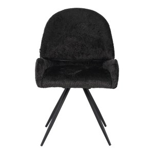 pak-029-000294-3 ΚΑΡΕΚΛΑ ΠΕΡΙΣΤΡΕΦΟΜΕΝΗ MOREA PAKOWORLD ΜΠΟΥΚΛΕ ΥΦΑΣΜΑ ΣΕ ΜΑΥΡΗ ΑΠΟΧΡΩΣΗ ΜΕ ΜΑΥΡΑ ΜΕΤΑΛΛΙΚΑ ΠΟΔΙΑ 68X66X82.5ΕΚ