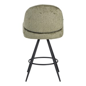 pak-029-000298-4 ΣΚΑΜΠΟ ΜΠΑΡ ΠΕΡΙΣΤΡΕΦΟΜΕΝΟ MOREA PAKOWORLD ΜΠΟΥΚΛΕ ΥΦΑΣΜΑ ΣΕ ΜΕΝΤΑ ΑΠΟΧΡΩΣΗ ΜΕ ΜΑΥΡΑ ΜΕΤΑΛΛΙΚΑ ΠΟΔΙΑ 68X66X82.5ΕΚ