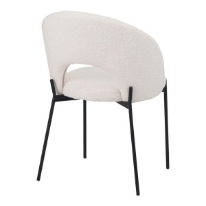 pak-029-000299-1 ΚΑΡΕΚΛΑ MASEBO PAKOWORLD ΜΠΟΥΚΛΕ ΥΦΑΣΜΑ ΣΕ ΛΕΥΚΗ ΑΠΟΧΡΩΣΗ ΜΕ ΜΑΥΡΑ ΜΕΤΑΛΛΙΚΑ ΠΟΔΙΑ 68X66X82.5ΕΚ