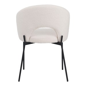 pak-029-000299-4 ΚΑΡΕΚΛΑ MASEBO PAKOWORLD ΜΠΟΥΚΛΕ ΥΦΑΣΜΑ ΣΕ ΛΕΥΚΗ ΑΠΟΧΡΩΣΗ ΜΕ ΜΑΥΡΑ ΜΕΤΑΛΛΙΚΑ ΠΟΔΙΑ 68X66X82.5ΕΚ