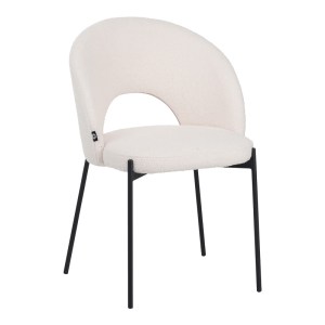 pak-029-000299 ΚΑΡΕΚΛΑ MASEBO PAKOWORLD ΜΠΟΥΚΛΕ ΥΦΑΣΜΑ ΣΕ ΛΕΥΚΗ ΑΠΟΧΡΩΣΗ ΜΕ ΜΑΥΡΑ ΜΕΤΑΛΛΙΚΑ ΠΟΔΙΑ 68X66X82.5ΕΚ