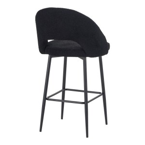 pak-029-000303-1 ΣΚΑΜΠΟ ΜΠΑΡ MASEBO PAKOWORLD ΜΠΟΥΚΛΕ ΥΦΑΣΜΑ ΣΕ ΜΑΥΡΗ ΑΠΟΧΡΩΣΗ ΜΕ ΜΑΥΡΑ ΜΕΤΑΛΛΙΚΑ ΠΟΔΙΑ 48X52X97ΕΚ