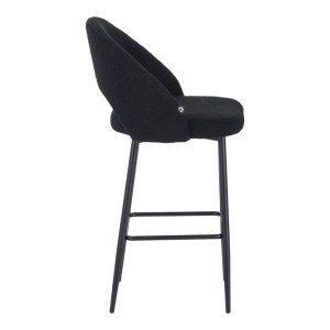 pak-029-000303-2 ΣΚΑΜΠΟ ΜΠΑΡ MASEBO PAKOWORLD ΜΠΟΥΚΛΕ ΥΦΑΣΜΑ ΣΕ ΜΑΥΡΗ ΑΠΟΧΡΩΣΗ ΜΕ ΜΑΥΡΑ ΜΕΤΑΛΛΙΚΑ ΠΟΔΙΑ 48X52X97ΕΚ