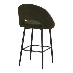 pak-029-000304-1 ΣΚΑΜΠΟ ΜΠΑΡ MASEBO PAKOWORLD ΜΠΟΥΚΛΕ ΥΦΑΣΜΑ ΣΕ ΛΑΔΙ ΑΠΟΧΡΩΣΗ ΜΕ ΜΑΥΡΑ ΜΕΤΑΛΛΙΚΑ ΠΟΔΙΑ 48X52X97ΕΚ