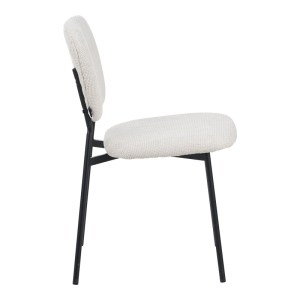 pak-029-000305-2 ΚΑΡΕΚΛΑ CATHAIR PAKOWORLD ΜΠΟΥΚΛΕ ΥΦΑΣΜΑ ΣΕ ΜΠΕΖ ΑΠΟΧΡΩΣΗ ΜΕ ΜΑΥΡΑ ΜΕΤΑΛΛΙΚΑ ΠΟΔΙΑ 68X66X82.5ΕΚ