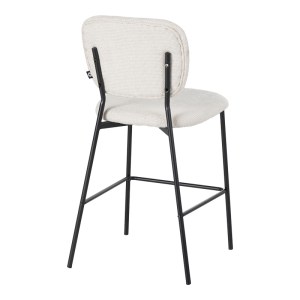 pak-029-000309-1 ΣΚΑΜΠΟ ΜΠΑΡ CATHAIR PAKOWORLD ΜΠΟΥΚΛΕ ΥΦΑΣΜΑ ΣΕ ΜΠΕΖ ΑΠΟΧΡΩΣΗ ΜΕ ΜΑΥΡΑ ΜΕΤΑΛΛΙΚΑ ΠΟΔΙΑ 48X54X100ΕΚ
