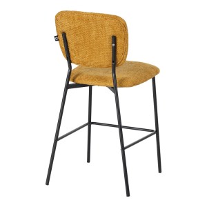 pak-029-000312-1 ΣΚΑΜΠΟ ΜΠΑΡ CATHAIR PAKOWORLD ΜΠΟΥΚΛΕ ΥΦΑΣΜΑ ΣΕ ΜΟΥΣΤΑΡΔΙ ΑΠΟΧΡΩΣΗ ΜΕ ΜΑΥΡΑ ΜΕΤΑΛΛΙΚΑ ΠΟΔΙΑ 48X54X100ΕΚ