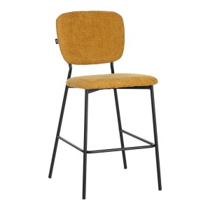 pak-029-000312 ΣΚΑΜΠΟ ΜΠΑΡ CATHAIR PAKOWORLD ΜΠΟΥΚΛΕ ΥΦΑΣΜΑ ΣΕ ΜΟΥΣΤΑΡΔΙ ΑΠΟΧΡΩΣΗ ΜΕ ΜΑΥΡΑ ΜΕΤΑΛΛΙΚΑ ΠΟΔΙΑ 48X54X100ΕΚ